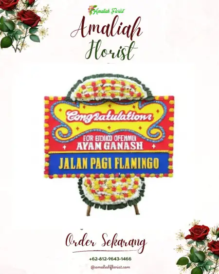 Sewa Papan Bunga Bence